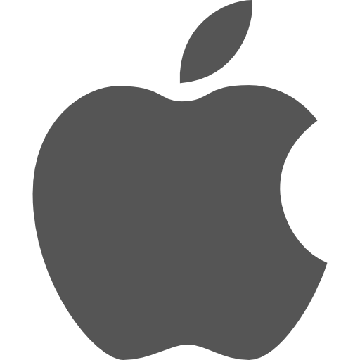 Apple ロゴのフラットデザインアイコン Iconlab アイコンラボ